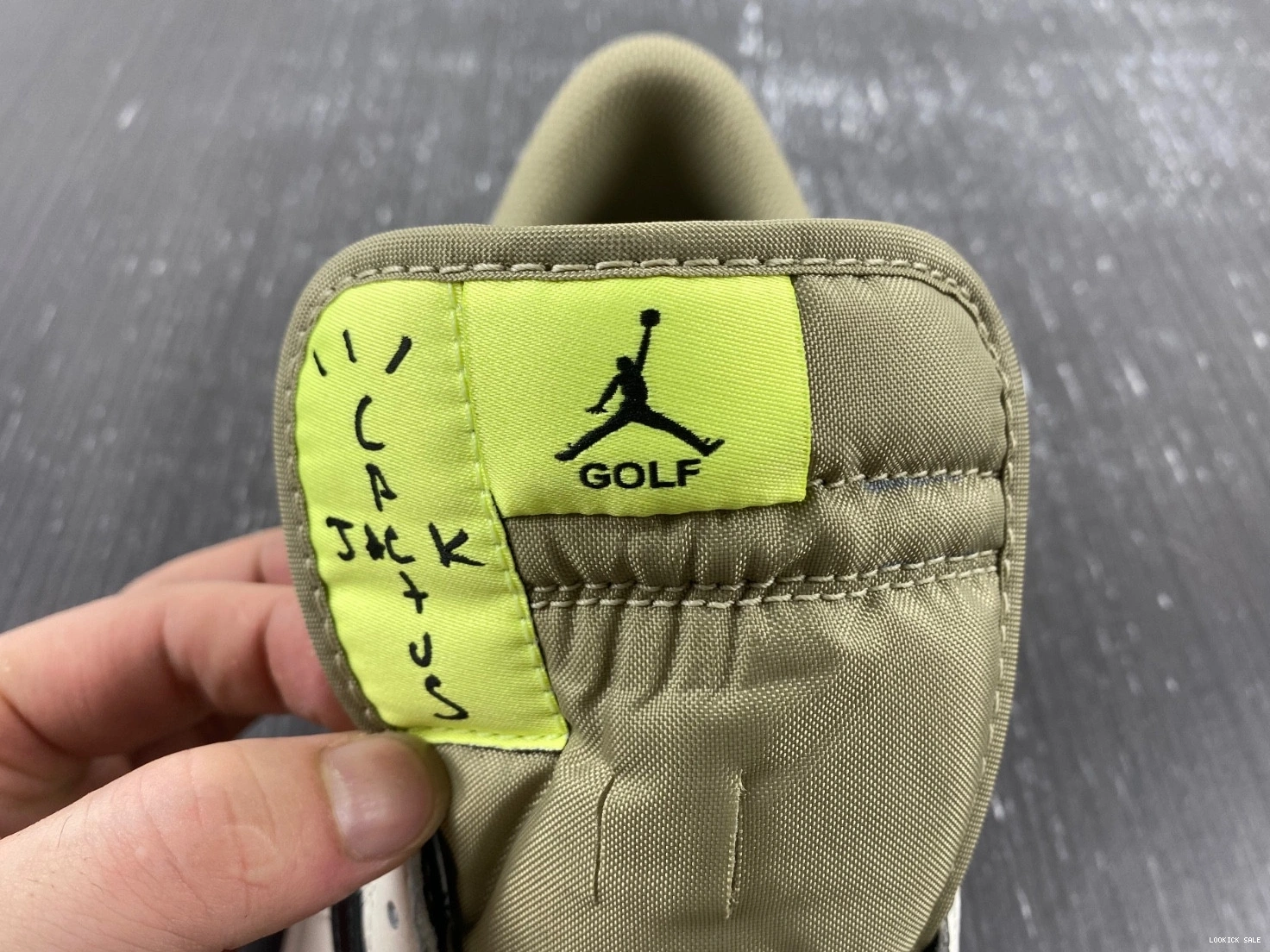 Rep Golf Jordan Olive Retro 1 FZ3124-200 Travis Scott Neutral Low 0522
